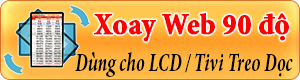 Xoay Web 90 độ - Dùng cho LCD / Tivi Treo Dọc